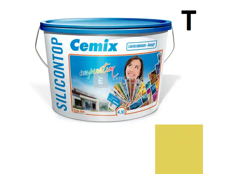 Outlet Cemix 2800 SiliconTOP szilikon homlokzatfesték 6119 intense 4,5 l