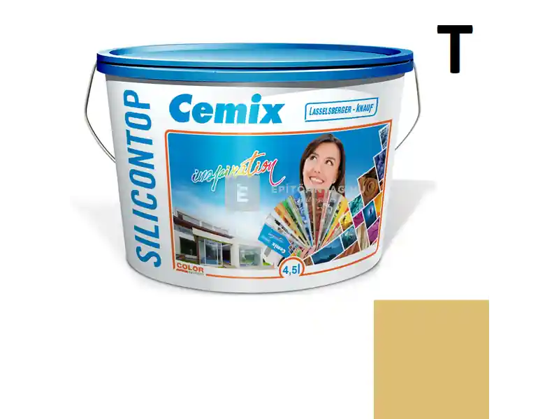 Kiárusítás Cemix 2800 SiliconTOP szilikon homlokzatfesték 6145 intense 4,5 l