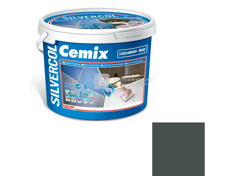 Cemix 8640 SilverCol fugázó 2-15 mm antracit 2 kg Exkluzív ajánlat