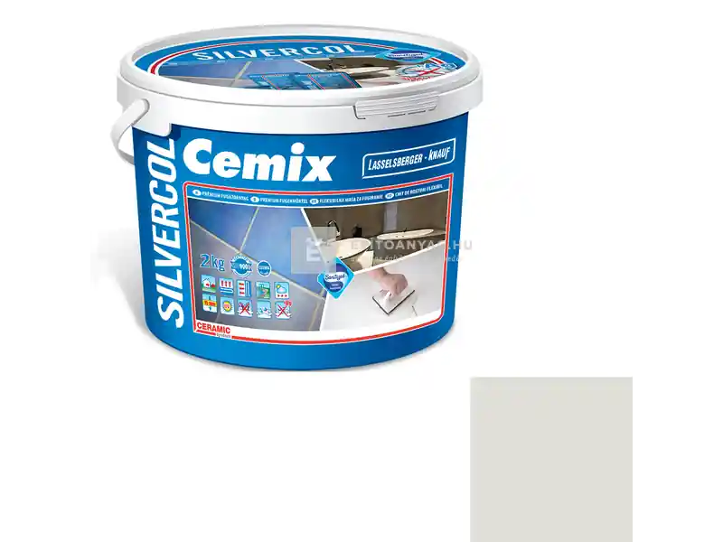 Népszerű Cemix 8640 SilverCol fugázó 2-15 mm világosszürke 2 kg