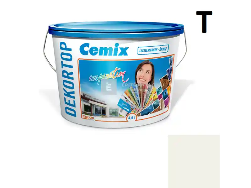 Biztonságos vásárlás Cemix 2802 DekorTOP diszperziós homlokzatfesték 4121 cream 4,5 l