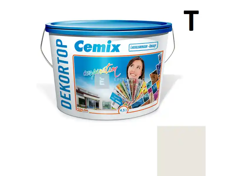 Gyors szállítás Cemix 2802 DekorTOP diszperziós homlokzatfesték 4161 cream 4,5 l