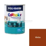 Népszerű Poli-Farbe Cellkolor selyemfényű zománcfesték vörös 0,8 l