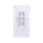 Gyors szállítás Delta Ipoly jobbos műanyag bejárati ajtó 100x210 cm, fehér, üvegezett