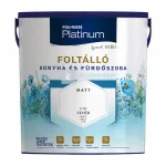Poli-Farbe Platinum Foltálló konyha és fürdőszoba falfesték F10 fehér 2,5 l Legkelendőbb