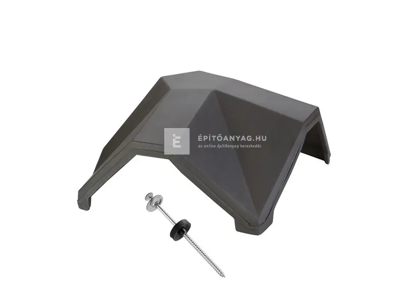 Legkelendőbb Tondach XXL design hármas gerincelosztó elem FusionProtect antracit (rögzítőcsavarral)