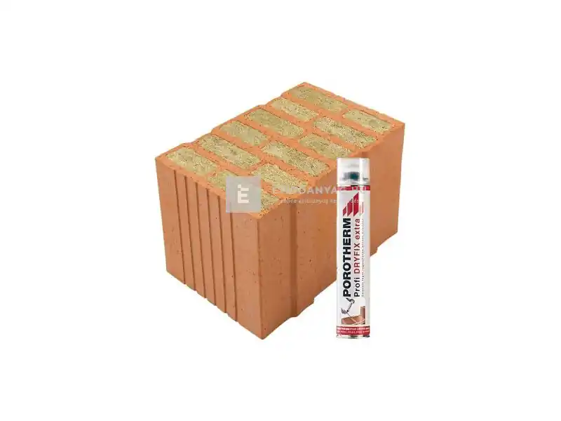 Legkelendőbb Wienerberger Porotherm 38 Thermo Rapid Dryfix tégla