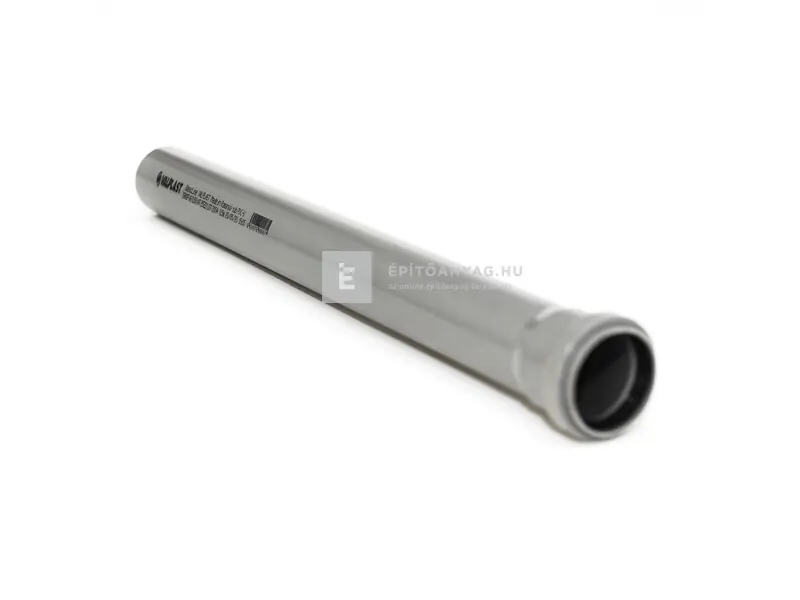 Valplast PVC tokos cső gumigyűrűvel 32 mm, 1 m Biztonságos fizetés