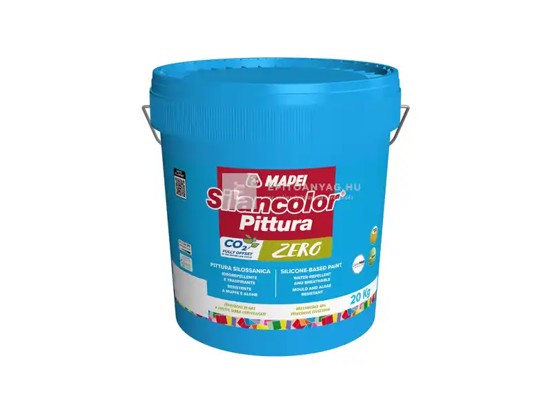 Biztonságos fizetés Mapei Silancolor Pittura Plus bel- és kültéri falfesték fehér 20 kg