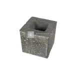 újHÁZ Architektura kerítéskő félkő carbon 20x20x20 cm Alacsony ár