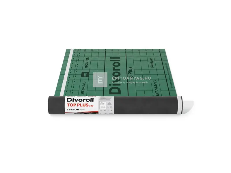 Olcsó Bramac Divoroll Top Plus 230 2S páraáteresztő tetőfólia 230 g/m2, 1,5x50 m