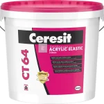 Henkel Ceresit CT 64 Elastic akril vékonyvakolat, dörzsölt 2 mm fehér 25 kg Exkluzív ajánlat