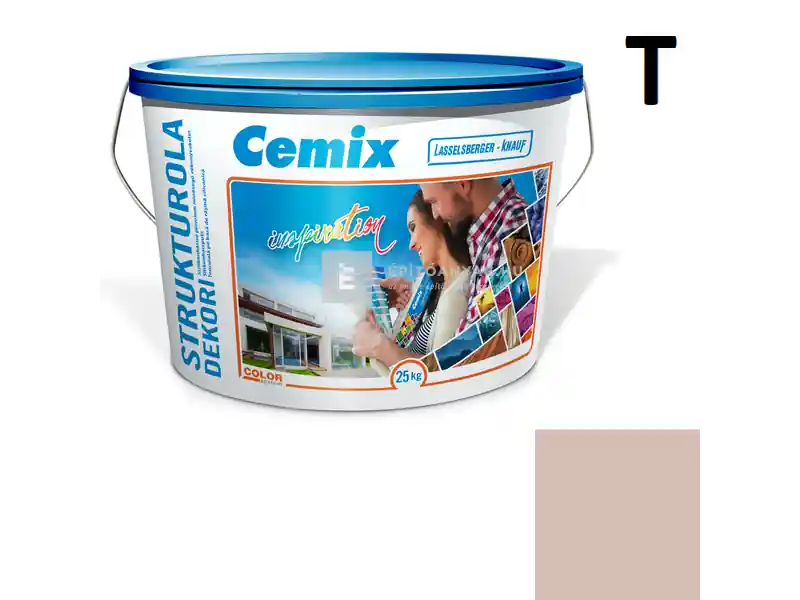Exkluzív ajánlat Cemix 2704 StrukturOLA Dekor diszperziós vékonyvakolat, kapart 1,5 mm 5123 rusty 25 kg