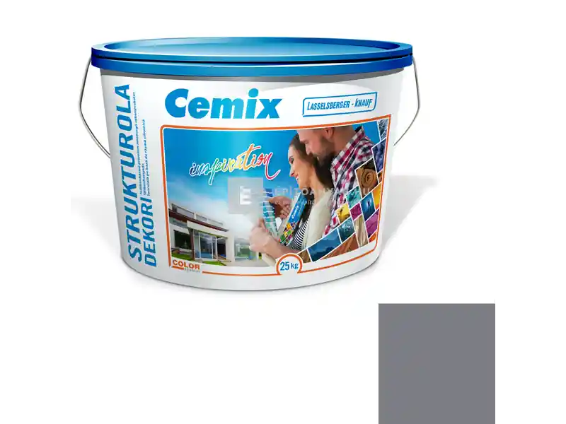 Kedvezmény Cemix 2704 StrukturOLA Dekor diszperziós vékonyvakolat, kapart 1,5 mm 5327 rock 25 kg