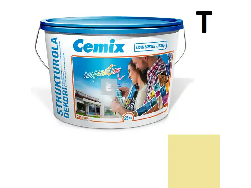 Szuper ajánlat Cemix 2704 StrukturOLA Dekor diszperziós vékonyvakolat, kapart 1,5 mm 6113 intense 25 kg