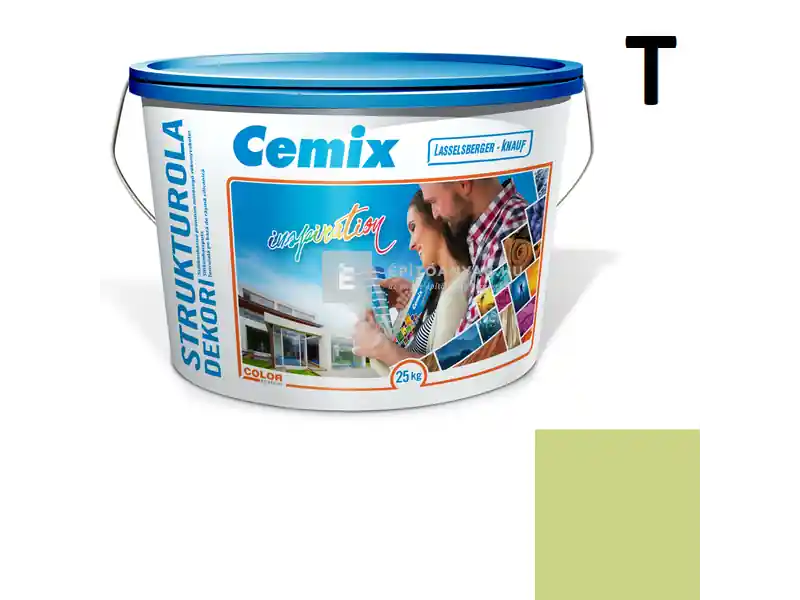 Expressz kézbesítés Cemix 2704 StrukturOLA Dekor diszperziós vékonyvakolat, kapart 2 mm 6519 intense 25 kg