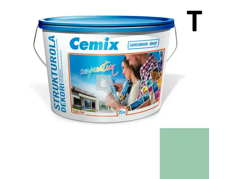 Biztonságos fizetés Cemix 2704 StrukturOLA Dekor diszperziós vékonyvakolat, kapart 2 mm 6537 intense 25 kg