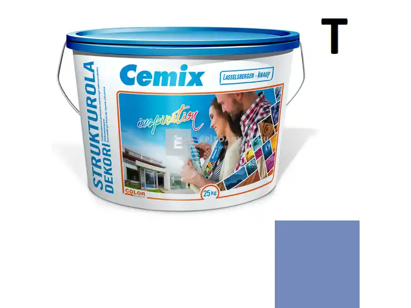 Vedd meg most Cemix 2704 StrukturOLA Dekor diszperziós vékonyvakolat, kapart 2 mm 6729 intense 25 kg