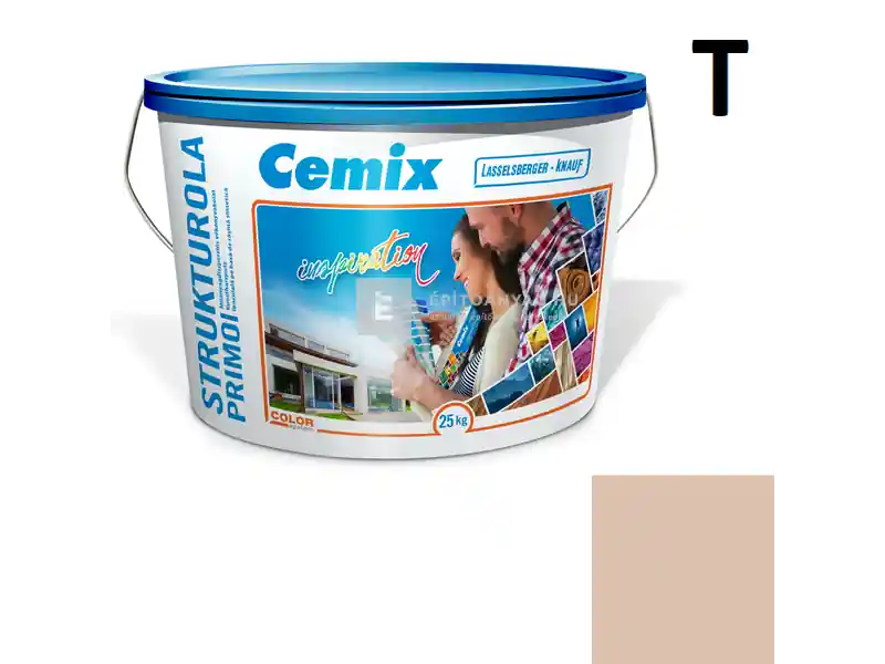 Cemix 2703 StrukturOLA Primo diszperziós vékonyvakolat, kapart 1,5 mm 4921 brown 25 kg Utolsó esély