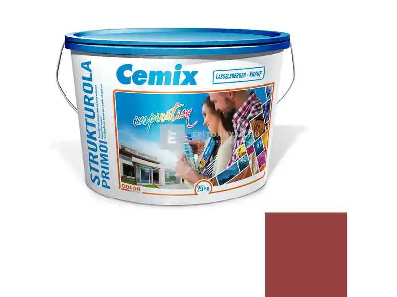 Legjobb ár Cemix 2703 StrukturOLA Primo diszperziós vékonyvakolat, kapart 1,5 mm 6349 intense 25 kg