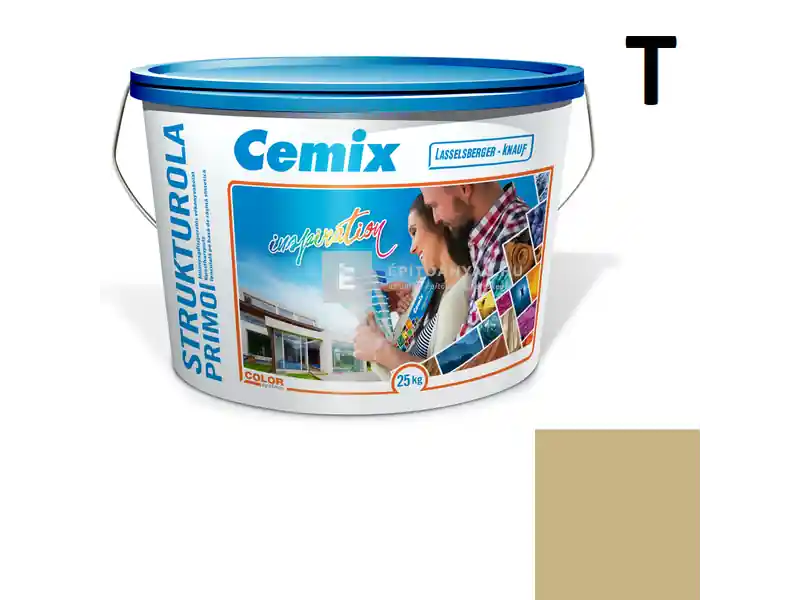 Legjobb ár Cemix 2703 StrukturOLA Primo diszperziós vékonyvakolat, kapart 1,5 mm 6915 intense 25 kg