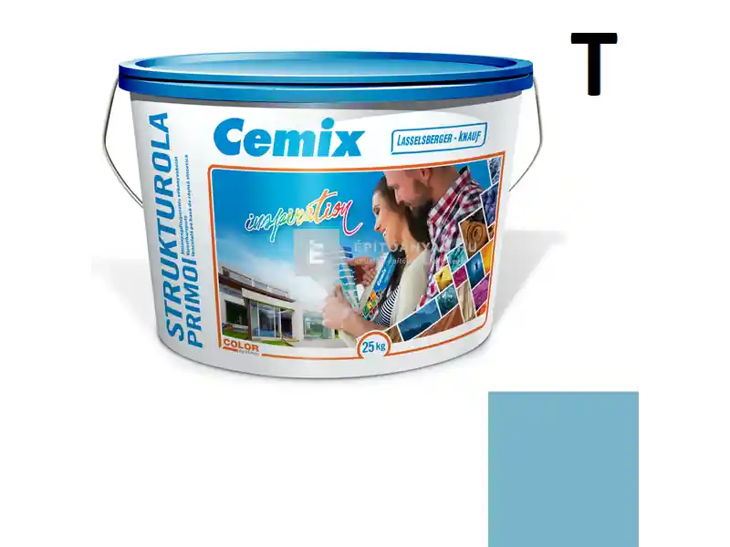 Cemix 2703 StrukturOLA Primo diszperziós vékonyvakolat, dörzsölt 2 mm 6737 intense 25 kg Olcsóbb
