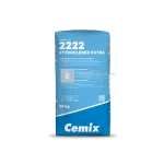 Cemix 2222 StyroKleber Extra ragasztó- és ágyazóhabarcs grafitos EPS és ásványgyapot lemezhez 25 kg Ne maradj le