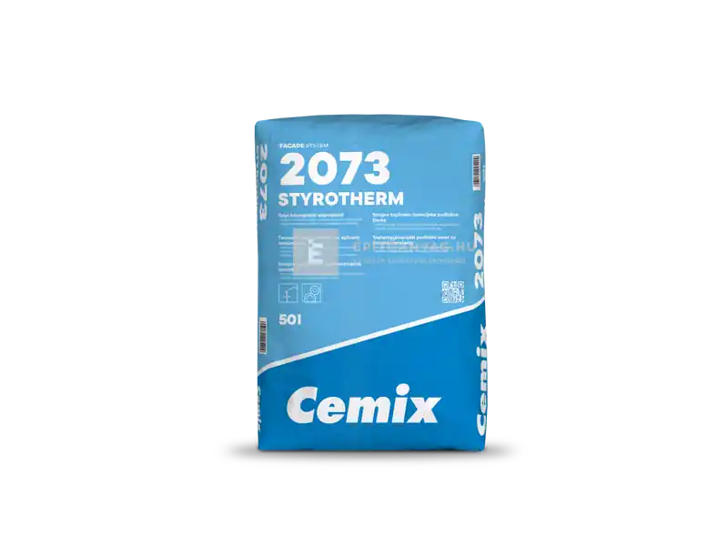 Csak ma Cemix 2073 StyroTherm hőszigetelő alapvakolat, gépi 50 l
