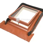 Bramac Luminex alu tetőkibúvó vörös 45x55 cm Árcsökkenés