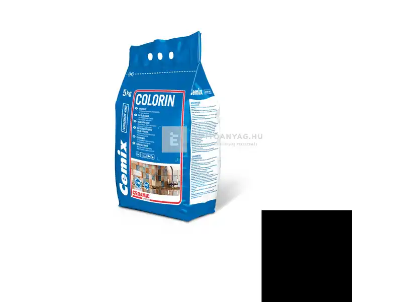 Outlet Cemix 8610 Colorin fugázó 2-7 mm fekete 5 kg
