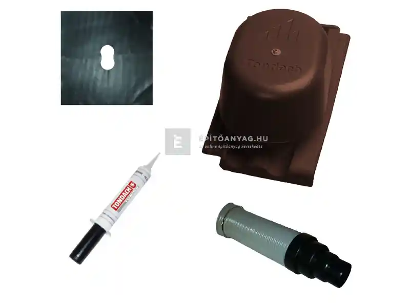 Akciós ár Tondach Renoton 9 csatornaszellőző szett FusionProtect barna