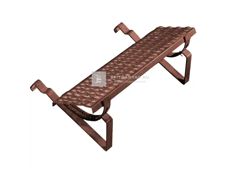 Outlet Tondach univerzális járórács garnitúra fejhoronyos cserepekhez barna 80 cm