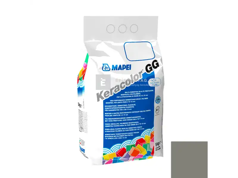 Mapei Keracolor GG fugázó 113 cementszürke 5 kg Kiárusítás