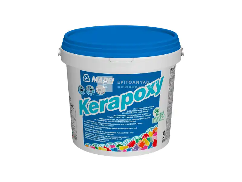Akció Mapei Kerapoxy ragasztó és fugázó R2T RG 100 fehér 5 kg