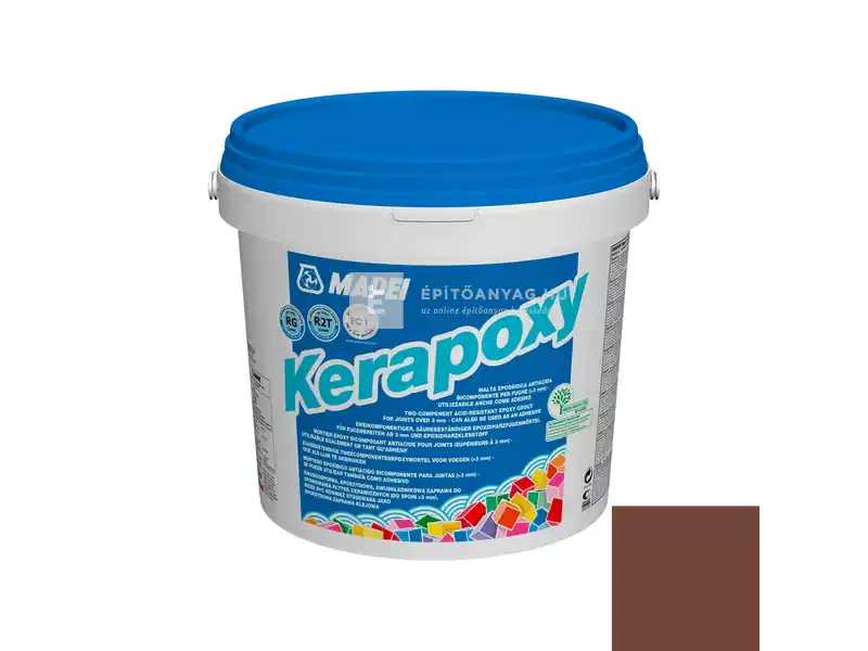 Szezonális akció Mapei Kerapoxy ragasztó és fugázó R2T RG 143 terrakotta 10 kg