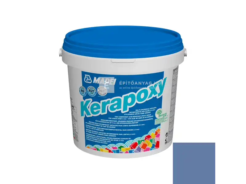 Ajánlat Mapei Kerapoxy ragasztó és fugázó R2T RG 172 égszínkék 2 kg