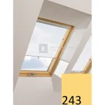 Akció Fakro ARS I 78x140 cm, 243-as színkódú fényszűrő kampós roló