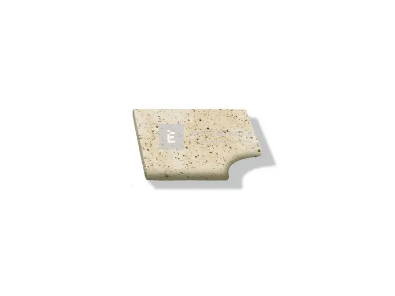 Semmelrock Bradstone Travero medenceszegély sarokelem melírozott homokkő 45x45x3,5 cm Gyors kiszállítás