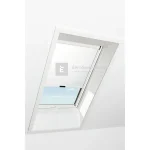 Olcsó Roto Designo ZRE R4/R7 74x140 cm, fehér fényszűrő roló, fehér profilokkal