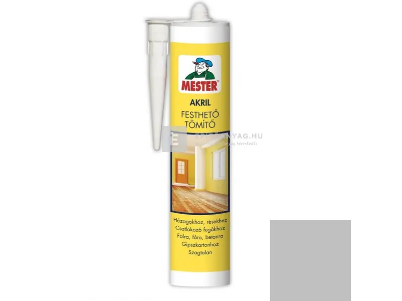 Árengedmény Mester Akril Festhető Tömítő szürke 310 ml