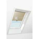 Roto Designo ZRS R4/R7 54x78 cm, sötét bézs fényszűrő kampós roló, alumínium profilokkal Biztonságos fizetés