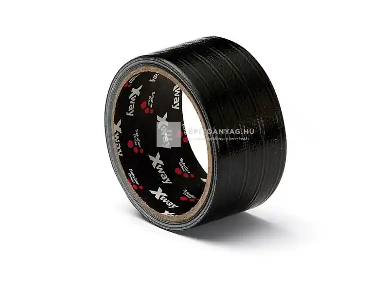 Alacsony ár Schuller X-Way Pro szövetalapú ragasztószalag, 48 mm x 10 m, fekete
