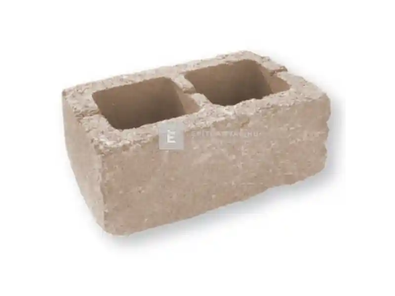 Leier Antik kerítéskő normálkő felezhető, creme 20x40x20 cm Alacsony ár