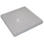 Leier pillér kúpos fedlap finombeton szürke 25x25x4 cm Biztonságos vásárlás