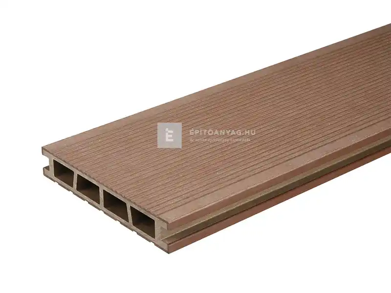 Legnépszerűbb Bergdeck WPC teraszburkolat csiszolt felület, gesztenye,2,40 m/szál, 15 cm x 25mm