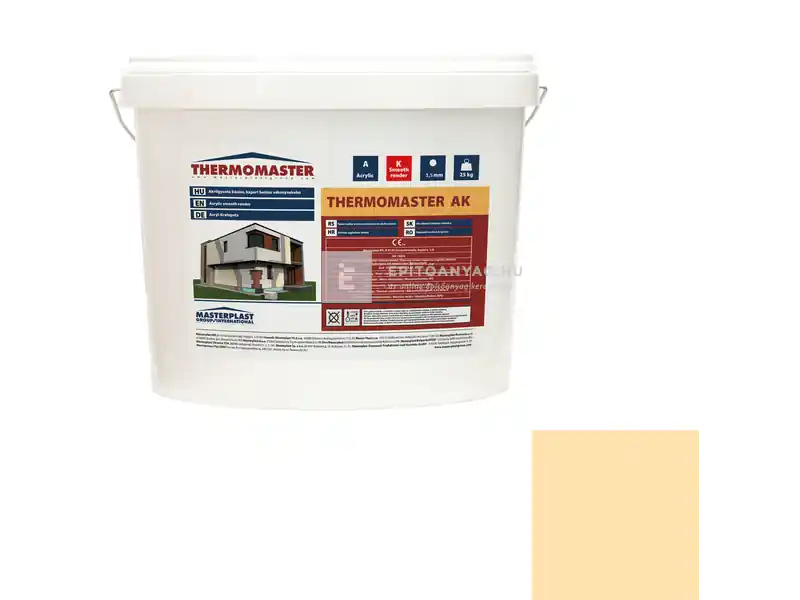 Masterplast Thermomaster akril vékonyvakolat, kapart 1,5 mm 01-E 25 kg Csak ma