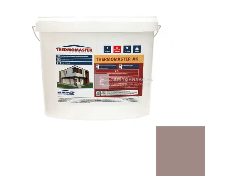 Masterplast Thermomaster akril vékonyvakolat, kapart 1,5 mm 18-C 25 kg Bestseller