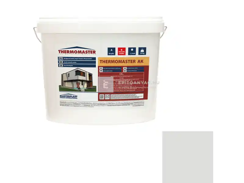 Masterplast Thermomaster akril vékonyvakolat, kapart 1,5 mm 46-F 25 kg Prémium