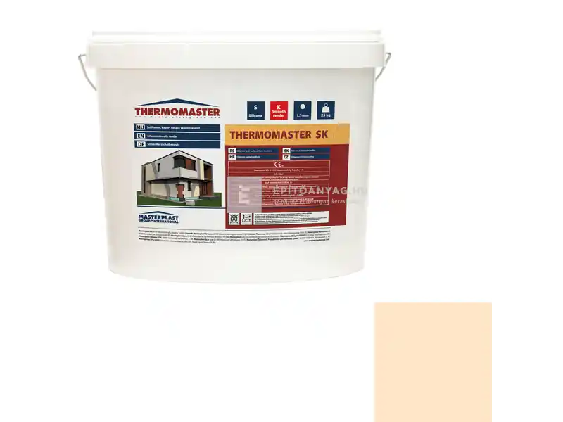 Masterplast Thermomaster szilikon vékonyvakolat, kapart 1,5 mm 03-E 25 kg Expressz szállítás