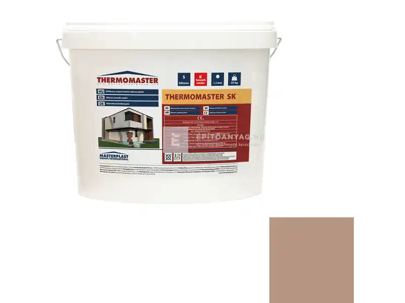 Exkluzív ajánlat Masterplast Thermomaster szilikon vékonyvakolat, kapart 1,5 mm 09-C 25 kg